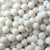8mm White Coloured Plastic Beads Qty 100 per pack 